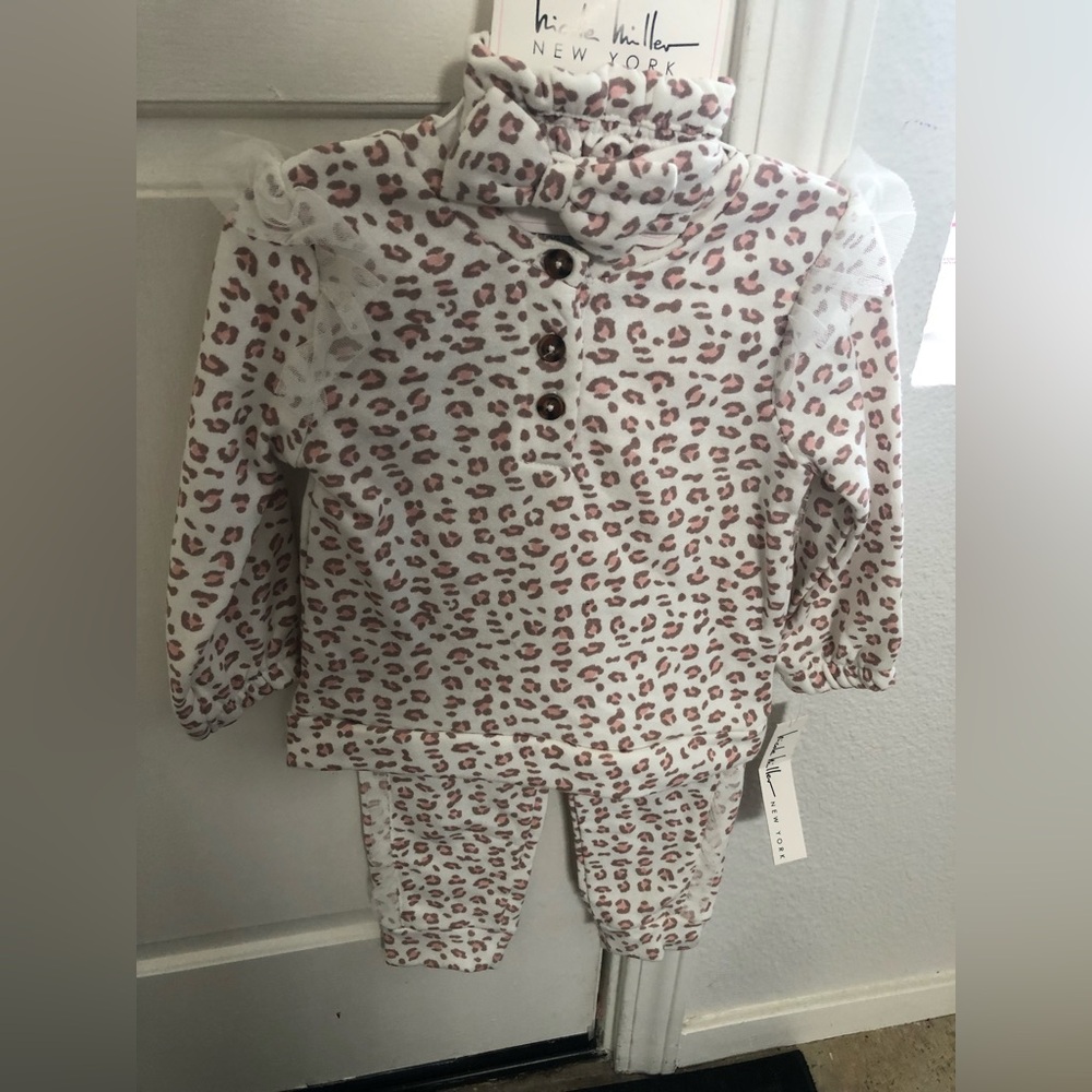 Nicole Miller Animal Print Fleece 24m